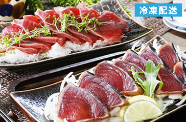 一本釣りかつおと丼ぶりのセット